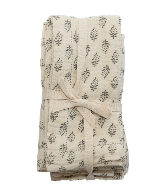 Block print napkin set