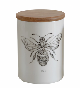 Bee Stoneware Canister