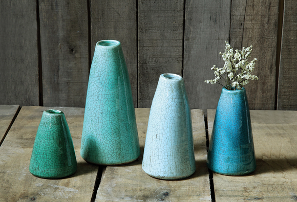 Terracotta Vase Set (4)
