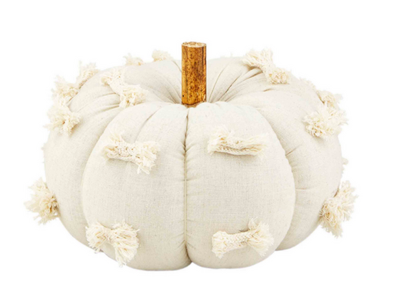 Cream Cloth Pumpkin Sitters