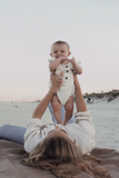 White Summer Baby Romper