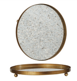 Antiqued Mirror Tray
