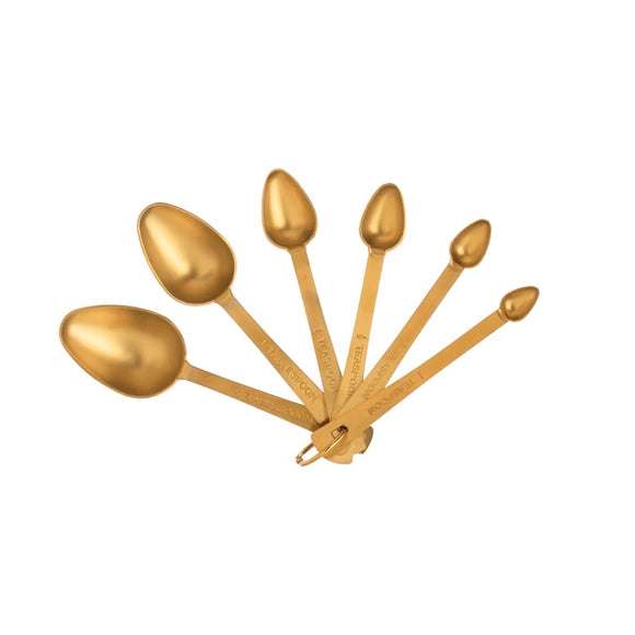 Measuring Spoons - Gold Finish