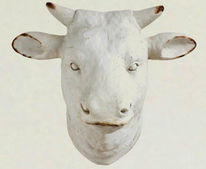 Resin Cow Head